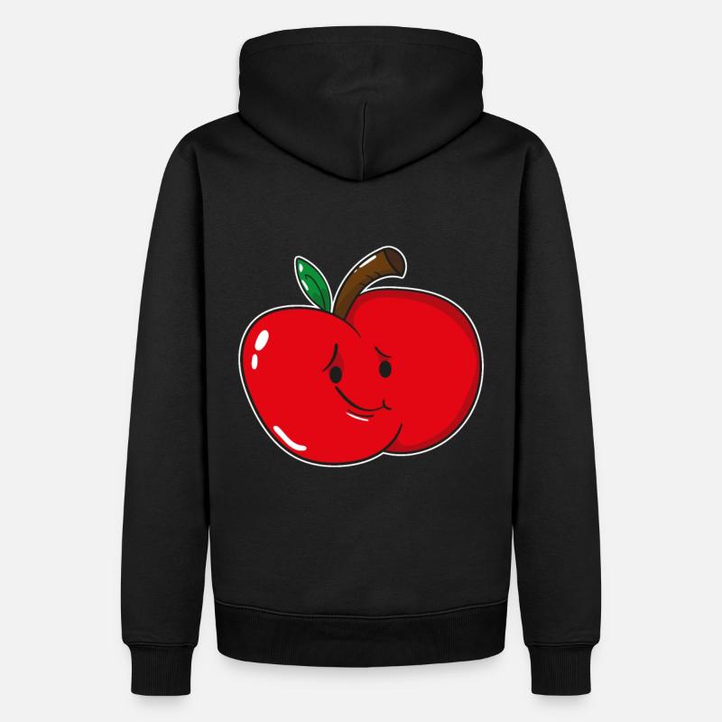 Fruit de pomme fruit - Sweat à capuche Premium bio Homme - noir