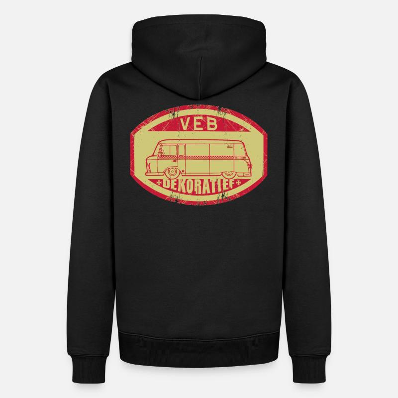 Barkas b 1000 - VEB Dekoratief - Männer Premium Bio Hoodie - Schwarz