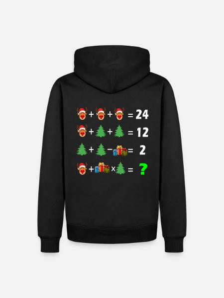 Professeur de mathématiques - Sweat à capuche Premium bio Homme - noir