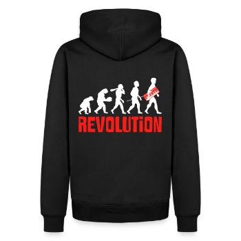 Piano Revolution Keyboard - Sweat à capuche Premium bio Homme - noir - Dos - Nico (187cm)