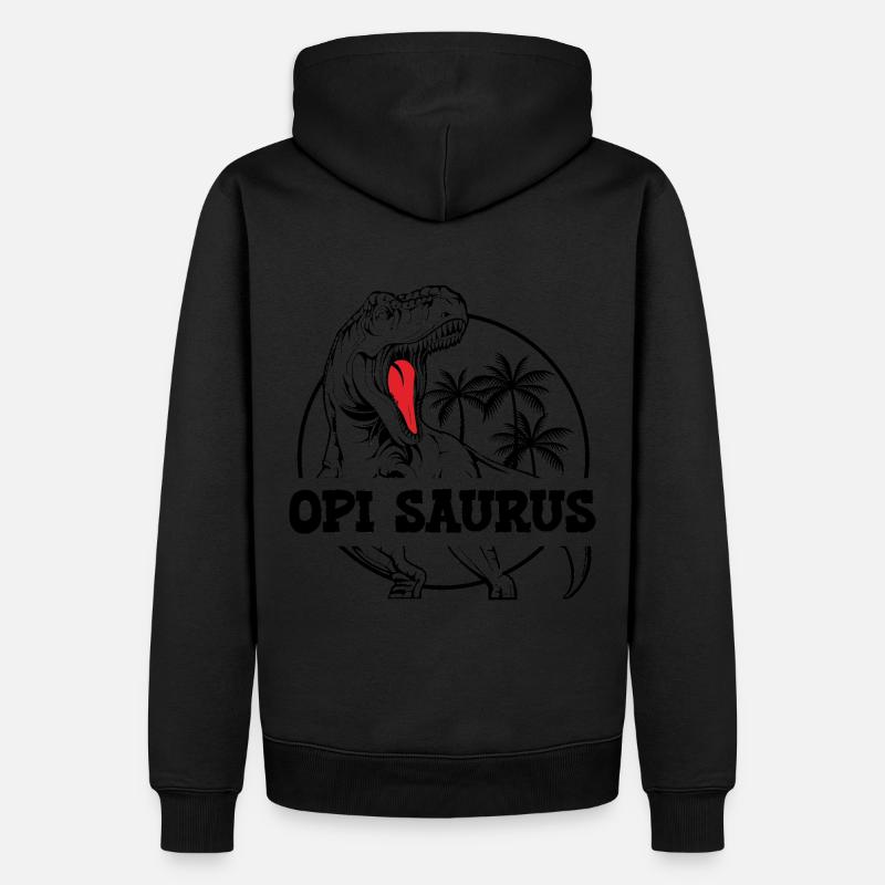 Opi Saurus Grosspapi Opa Schweiz - Männer Premium Bio Hoodie - undefined
