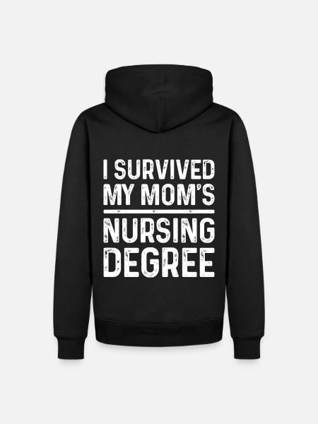 I graduated from nursing school - Men’s Premium Organic Hoodie - black
