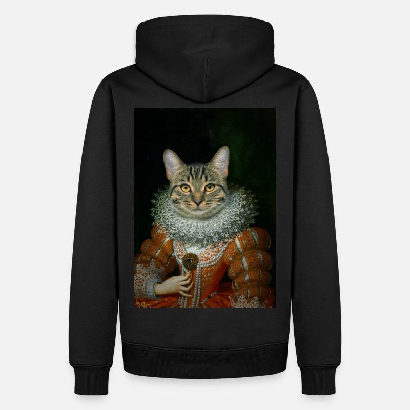 La Chatelaine - Sweat à capuche Premium bio Homme - noir