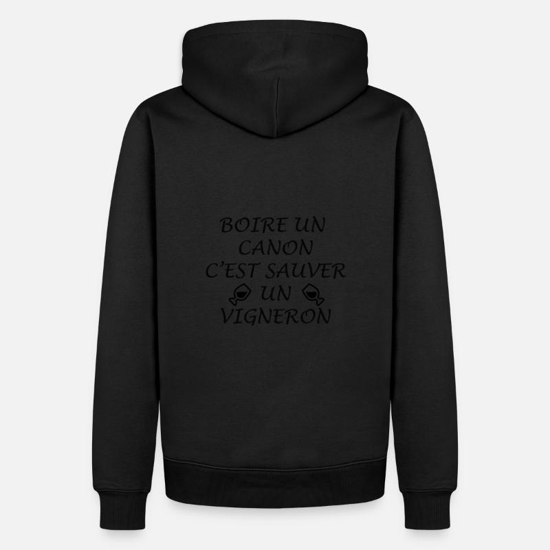 Vive les vignerons - Sweat à capuche Premium bio Homme - undefined