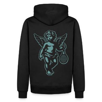Tennis Angel Cherub Réanimation Renaissance Rétro - Sweat à capuche Premium bio Homme - noir - Dos - Nico (187cm)