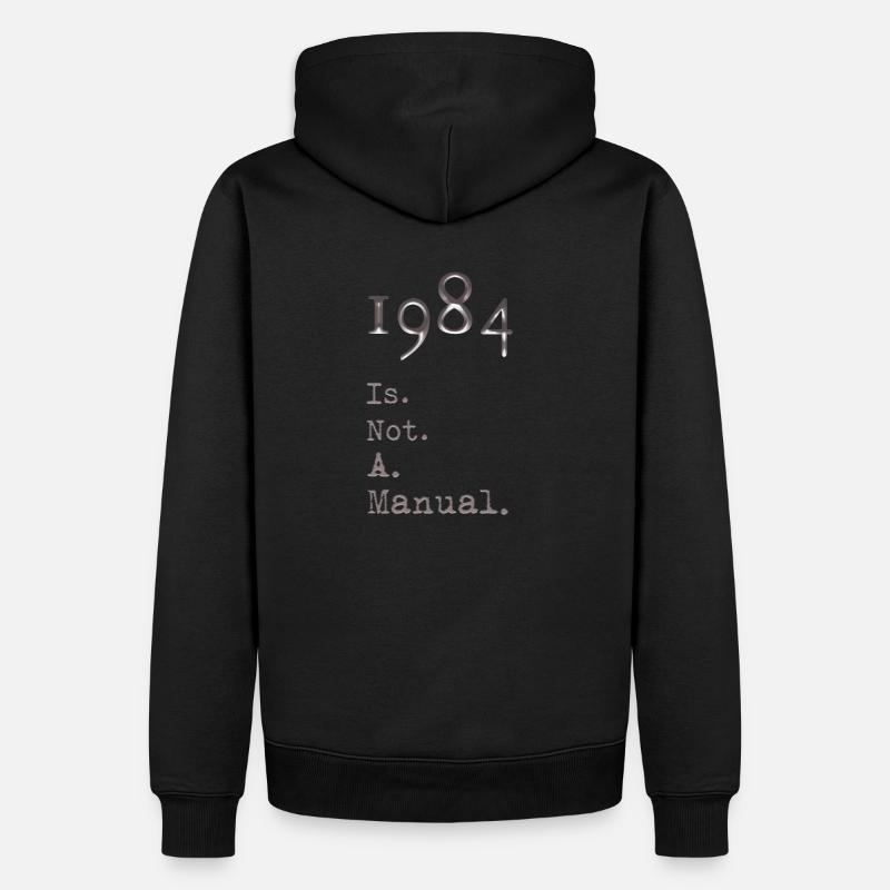 1984 est. Note. A. Manuel. - Sweat à capuche Premium bio Homme - noir