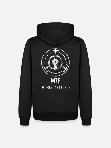 SCP Foundation: Moblie Task Force (MTF) - Men’s Premium Organic Hoodie - black