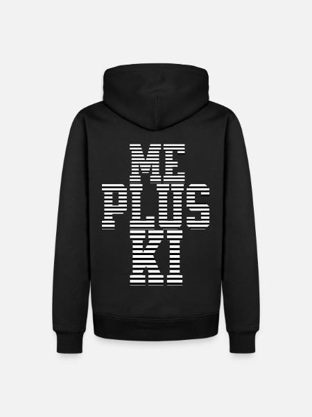 ME PLUS AI - Men’s Premium Organic Hoodie - black