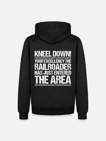 Railroader Train Driver Railroader - Men’s Premium Organic Hoodie - black