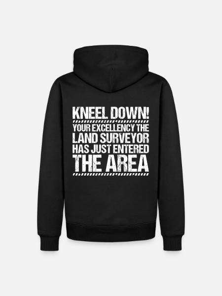 Vermessungstechniker Vermesser Landinspektør - Herre Premium økologisk hoodie - sort