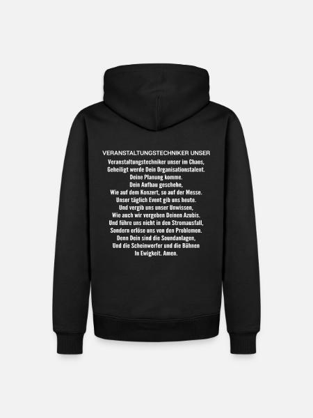 Veranstaltungstechniker Event Technician - Männer Premium Bio Hoodie - Schwarz