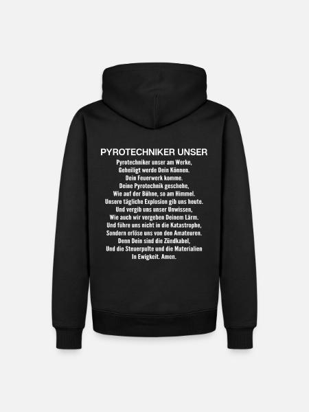 Pyrotechniker Feuerwerk Pyrotechnik Pyrotechnician - Männer Premium Bio Hoodie - Schwarz