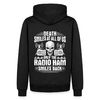 Amateurfunker Amateurfunk Radio Ham Amateur Radio - Men’s Premium Organic Hoodie - black - Back - Nico (187cm)
