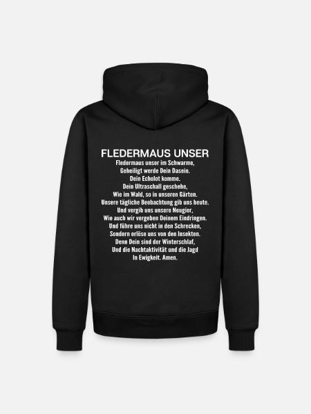 Fledermaus Fledermäuse Bat Bats Fledertier - Männer Premium Bio Hoodie - Schwarz
