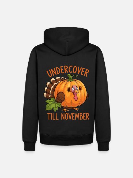 Undercover Turkey - Men’s Premium Organic Hoodie - black