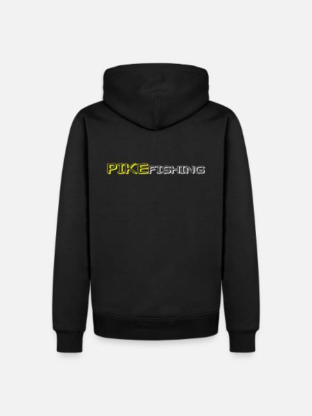 Brochet pêche brochet pêche brochet - Sweat à capuche Premium bio Homme - noir
