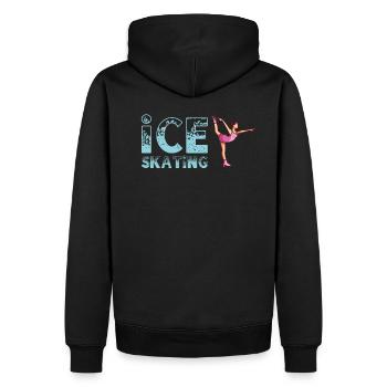 Eiskunstlauf Figure Skating - Männer Premium Bio Hoodie - Schwarz - Hinten - Nico (187cm)