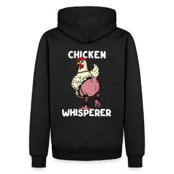 front 94781611242458619 - Männer Premium Bio Hoodie - Schwarz - Hinten - Nico (187cm)