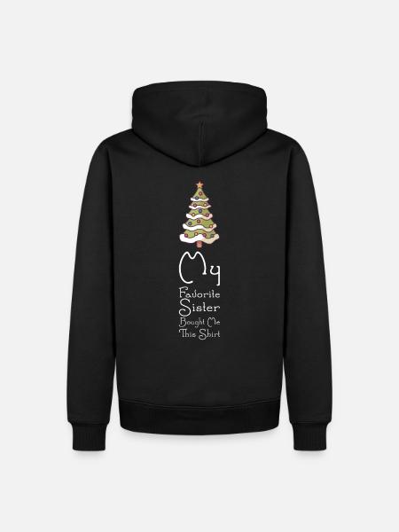 front 77391606848703095 - Männer Premium Bio Hoodie - Schwarz