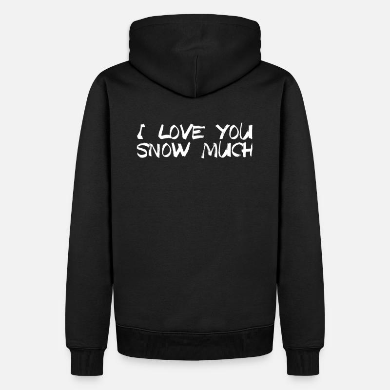 20121608553560284 avant - Sweat à capuche Premium bio Homme - noir