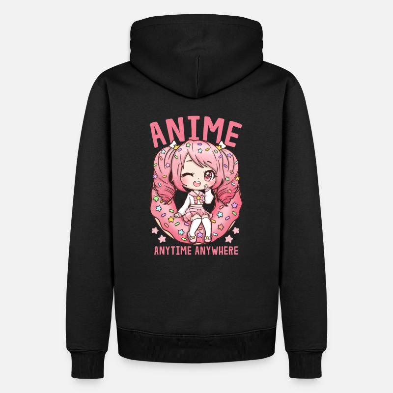 front 17391664892240580 - Männer Premium Bio Hoodie - Schwarz