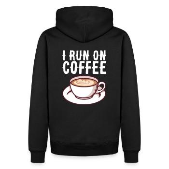 front 75431607973051071 - Männer Premium Bio Hoodie - Schwarz - Hinten - Nico (187cm)