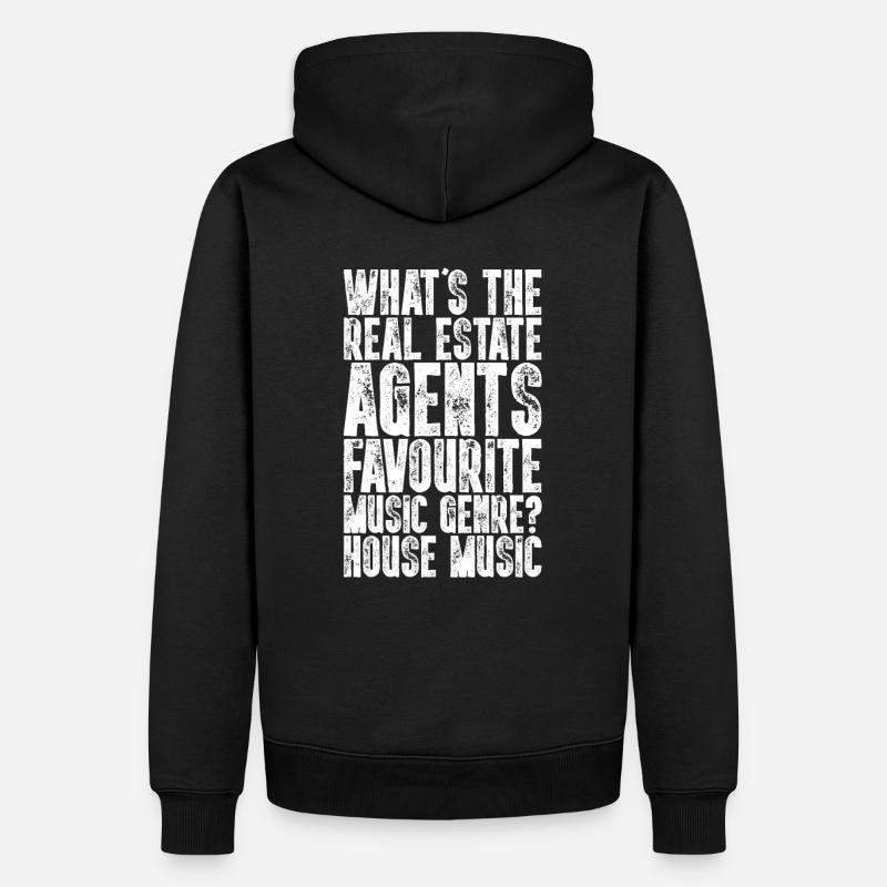 85201608541403193 avant - Sweat à capuche Premium bio Homme - noir