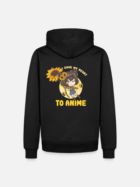 78371666607493473 avant - Sweat à capuche Premium bio Homme - noir