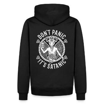 front 27601603190842159 - Männer Premium Bio Hoodie - Schwarz - Hinten - Nico (187cm)