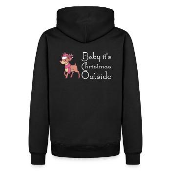 front 14521606850852909 - Männer Premium Bio Hoodie - Schwarz - Hinten - Nico (187cm)