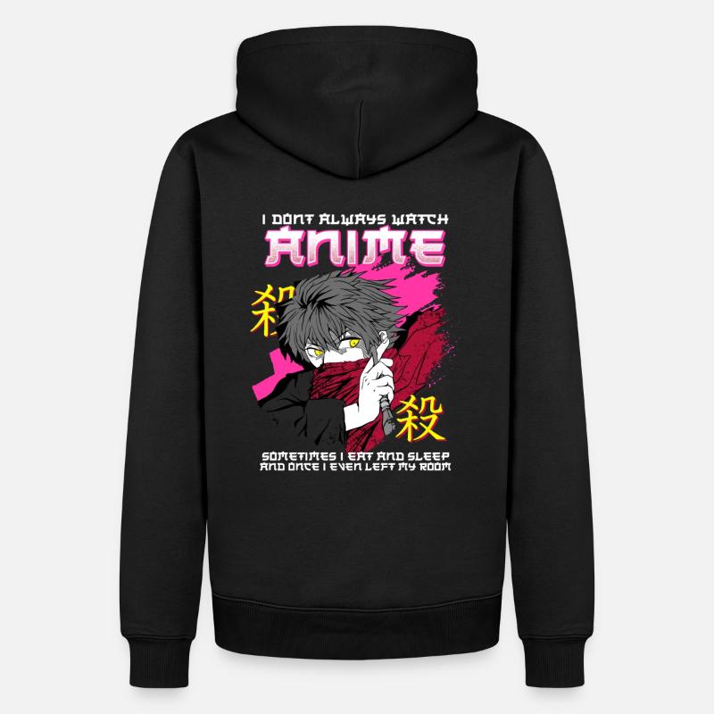 ANIMEBOYS6 - Sweat à capuche Premium bio Homme - noir