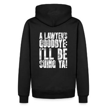 front 45091608543952130 - Männer Premium Bio Hoodie - Schwarz - Hinten - Nico (187cm)