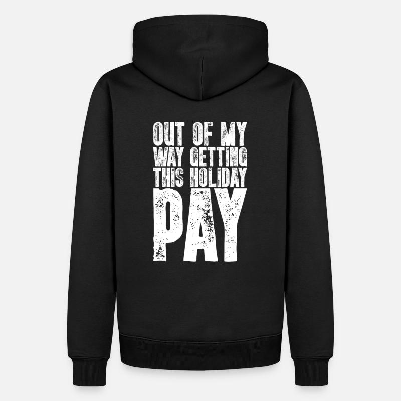 75301608379562769 avant - Sweat à capuche Premium bio Homme - noir