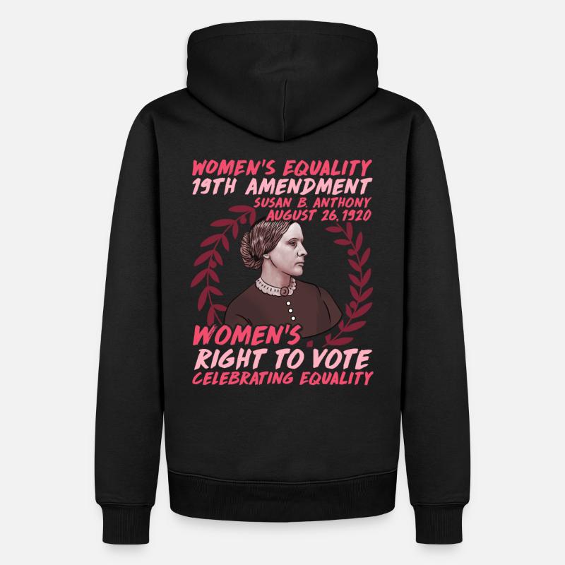Woman Rights 1 - Männer Premium Bio Hoodie - Schwarz