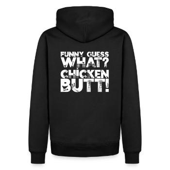 front 44891611159219097 - Männer Premium Bio Hoodie - Schwarz - Hinten - Nico (187cm)