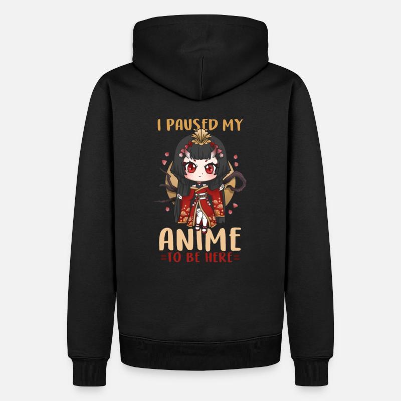 78661666603686619 avant - Sweat à capuche Premium bio Homme - noir