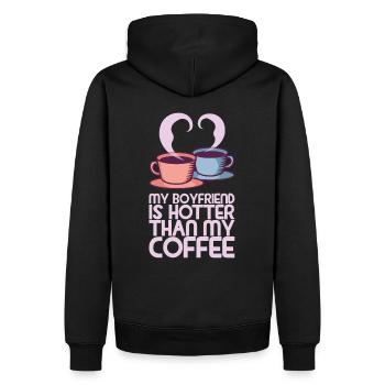 front 82261607696416051 - Männer Premium Bio Hoodie - Schwarz - Hinten - Nico (187cm)