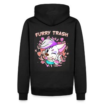 Furry Trash I Furries Convention I Anime Cosplay - Men’s Premium Organic Hoodie - black - Back - Nico (187cm)