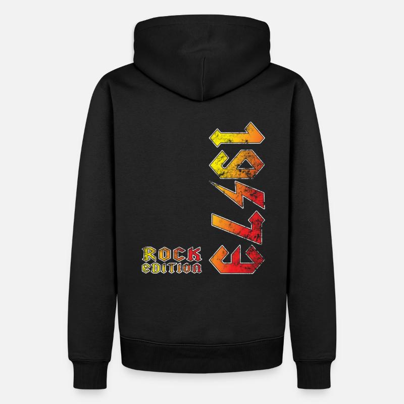 Birthday Rock Edition 1973 - Sweat à capuche Premium bio Homme - noir