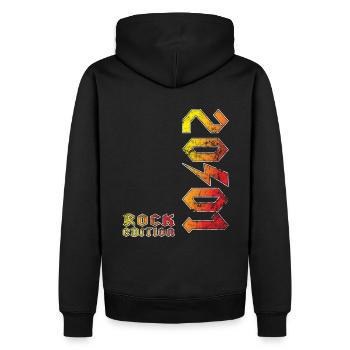 Geburtstag Rock Edition 2001 - Männer Premium Bio Hoodie - Schwarz - Hinten - Nico (187cm)