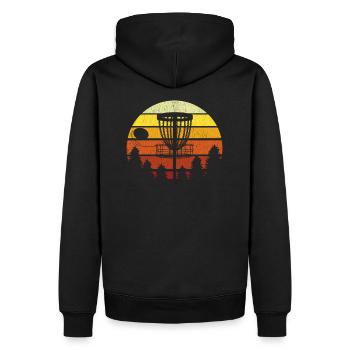 Frisbee Discgolf Hobby Sport Loisirs Ultimate - Sweat à capuche Premium bio Homme - noir - Dos - Nico (187cm)