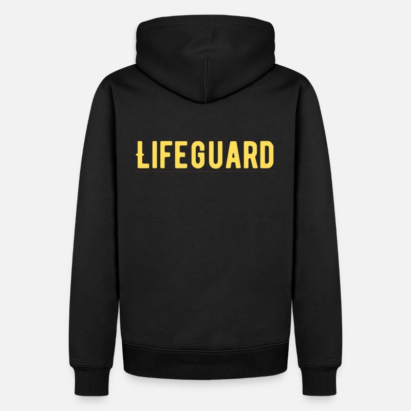 Rettungsbrigade Hemd - Männer Premium Bio Hoodie - Schwarz