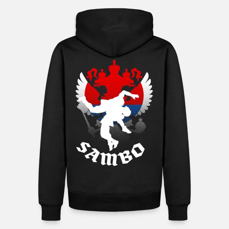 Sambo - Sweat à capuche Premium bio Homme - noir