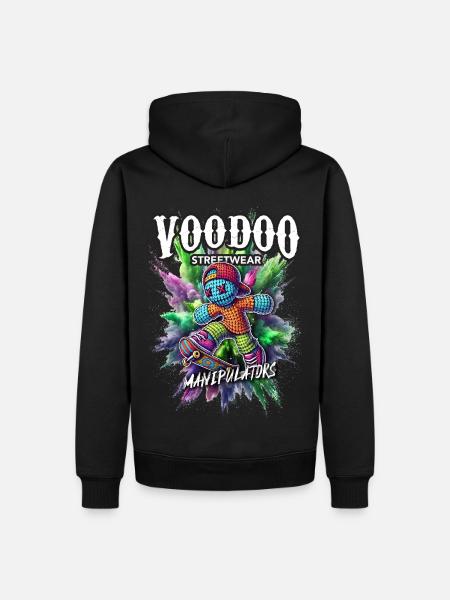 VooDoo "Manipulators" - Skater - Männer Premium Bio Hoodie - Schwarz