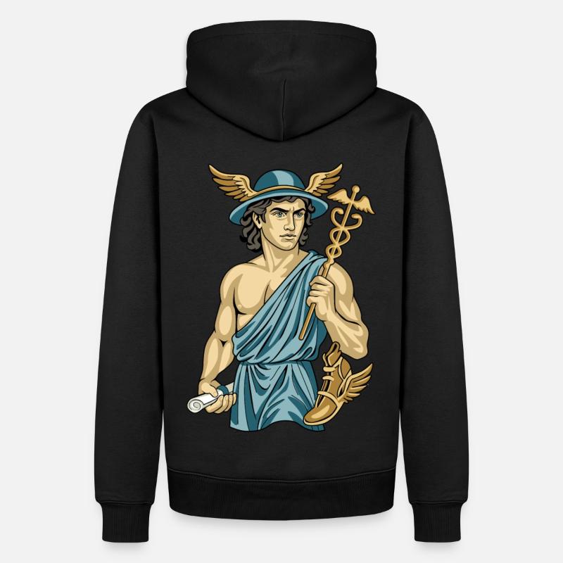 Hermès - Sweat à capuche Premium bio Homme - noir