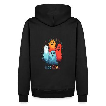 Mignon Furry Halloween Monster - Boo Crew Shirt - Sweat à capuche Premium bio Homme - noir - Dos - Nico (187cm)