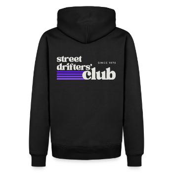 Street Drifters' Club (Drifting Tuning JDM) - Men’s Premium Organic Hoodie - black - Back - Nico (187cm)