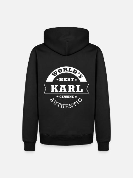 Karl, Karl - Men’s Premium Organic Hoodie - black