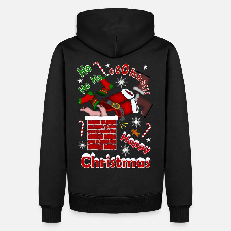 Noël - Sweat à capuche Premium bio Homme - noir