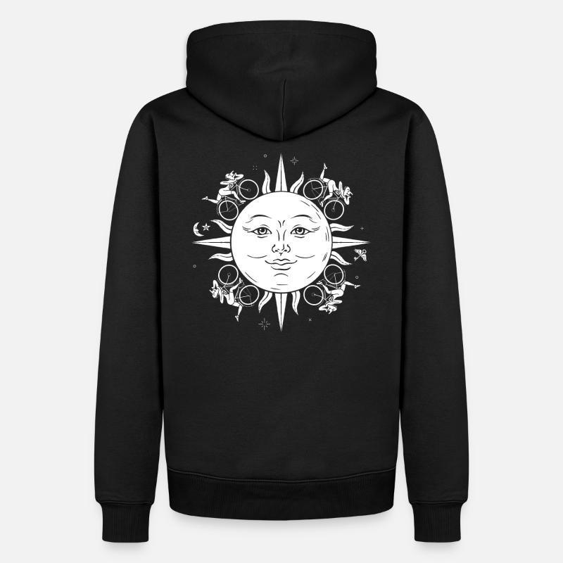 Albert Hofmann Tripping Forever on LSD - Sweat à capuche Premium bio Homme - noir